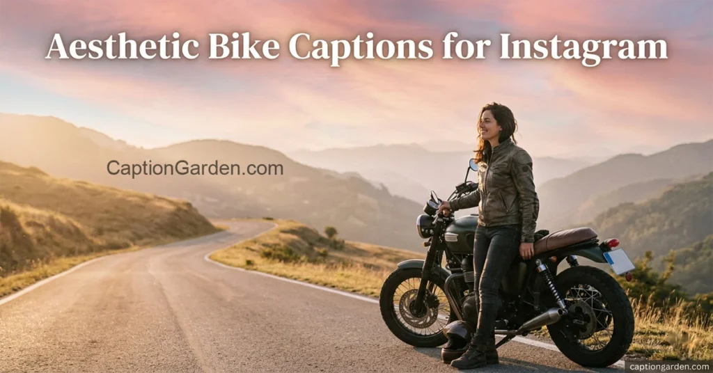 Aesthetic Bike Captions for Instagram