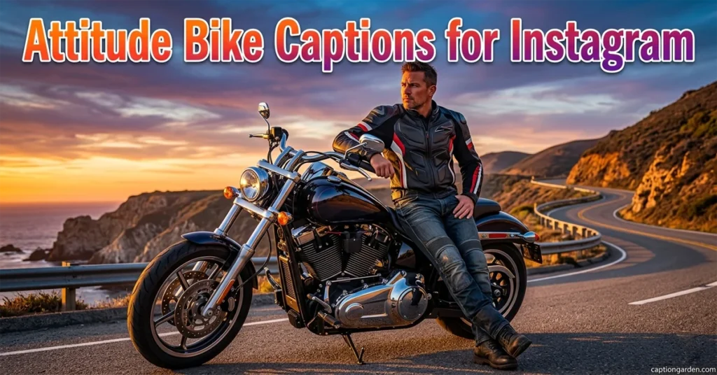 Attitude Bike Captions for Instagram
