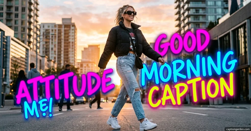 Attitude Good Morning Caption