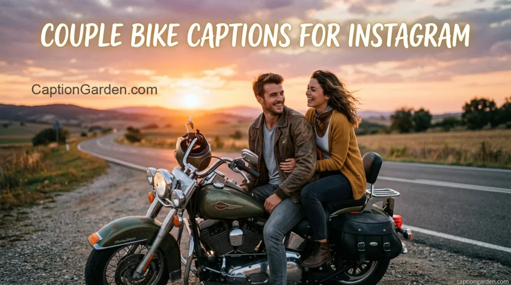 Couple Bike Captions for Instagram