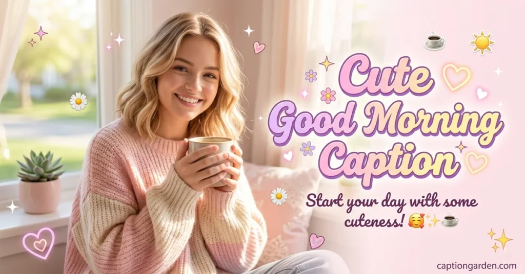 Cute Good Morning Caption