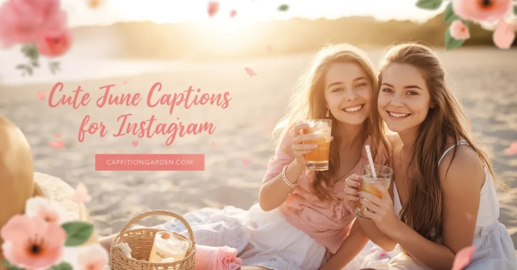 cute june captions instagram