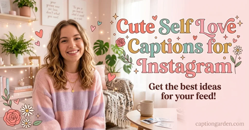 Cute Self Love Captions 2026 for Instagram