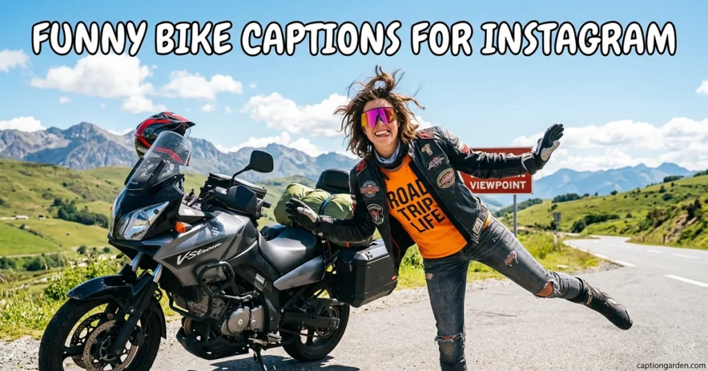 Funny Bike Captions for Instagram