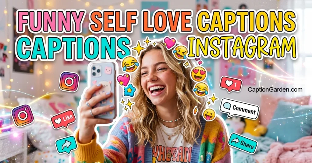 Funny Self Love Captions for Instagram 2026
