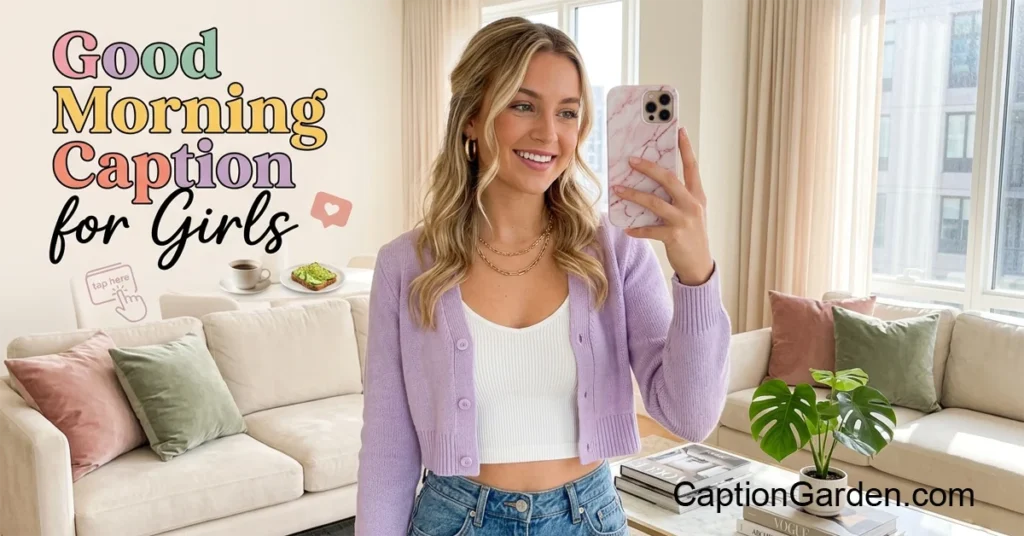 Good Morning Caption for Girls