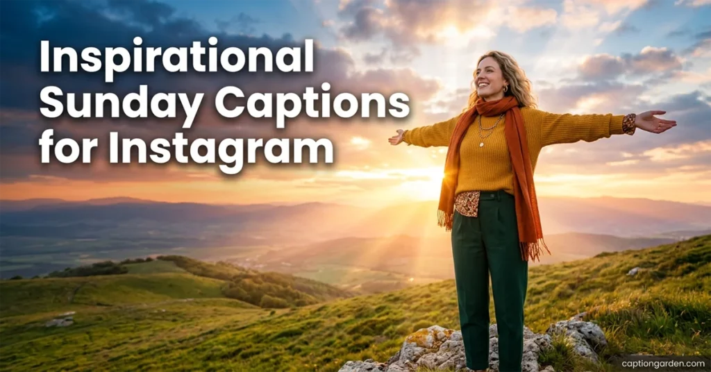 Inspirational Sunday Captions for Instagram