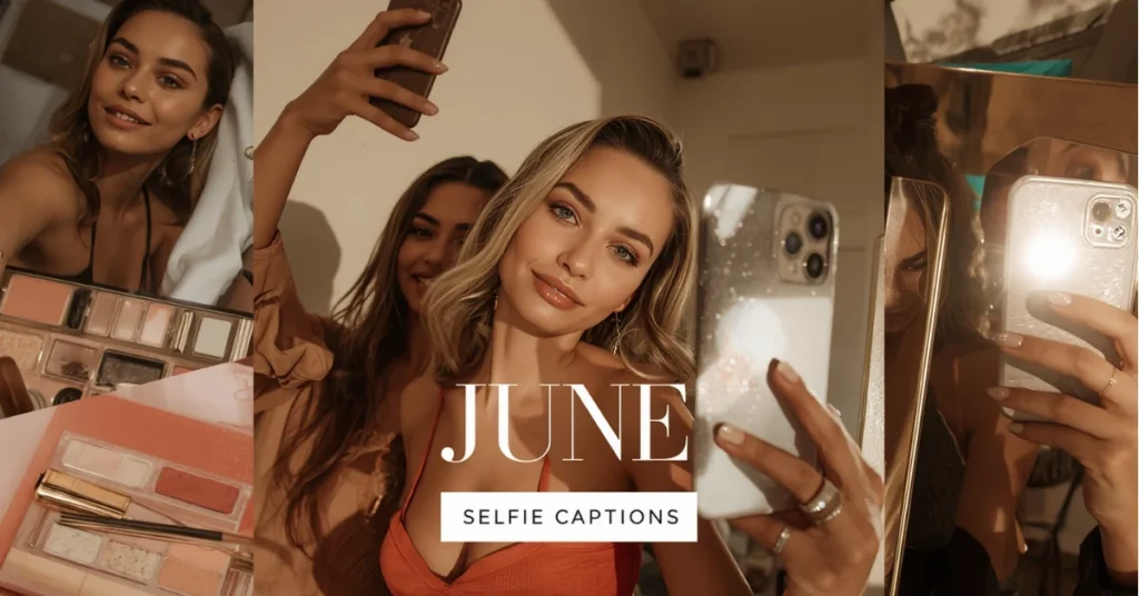 Selfie June Captions for Instagram