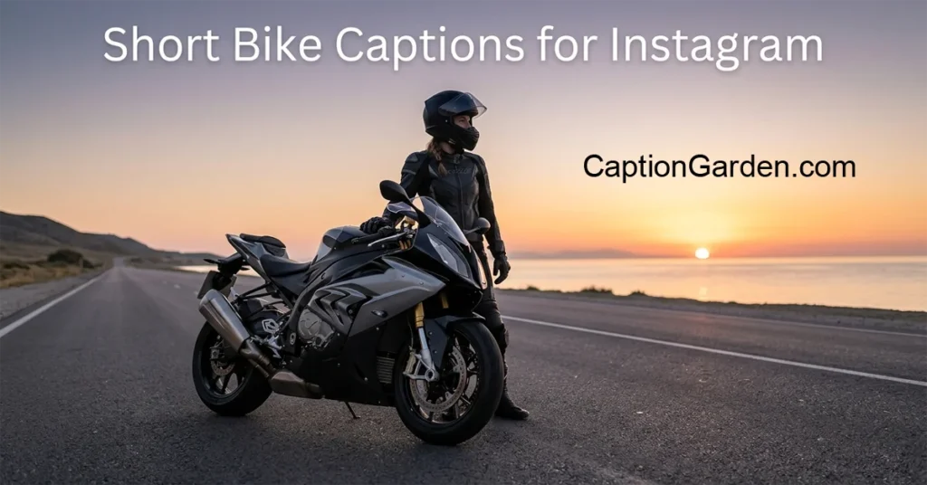 Short Bike Captions for Instagram