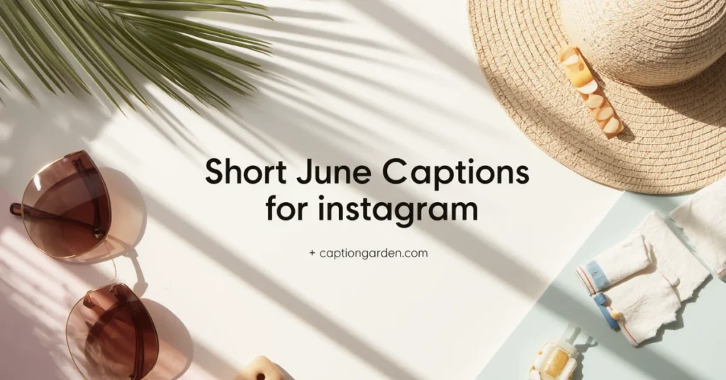 Short June Captions for Instagram