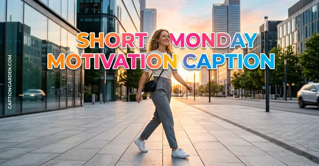 Short Monday Motivation Caption 2026