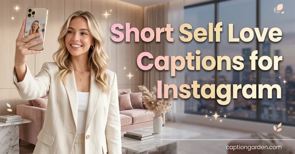 Short Self Love Captions for Instagram 2026
