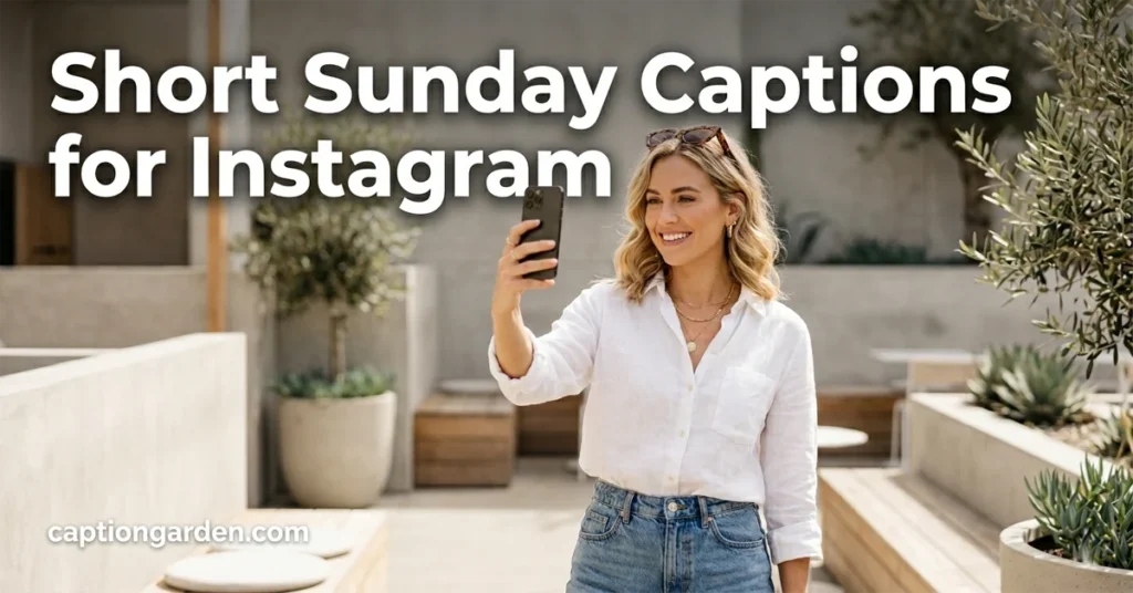 Short Sunday Captions for Instagram