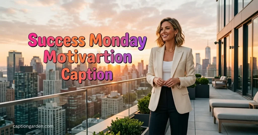 Success Monday Motivation Caption