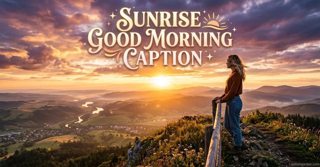 Sunrise Good Morning Caption