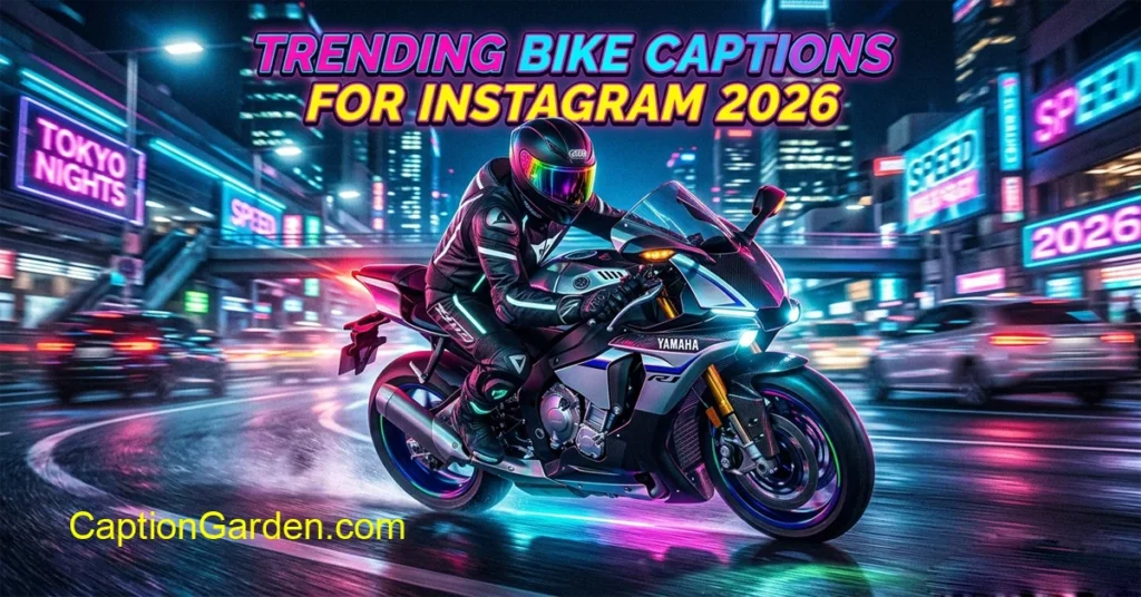 Trending Bike Captions for Instagram 2026