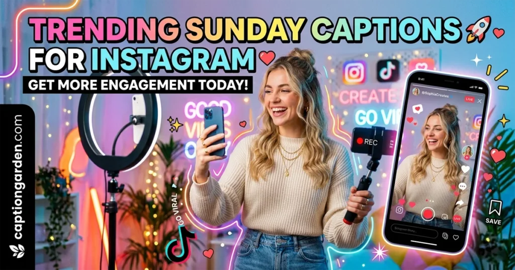 Trending Sunday Captions for Instagram 2026