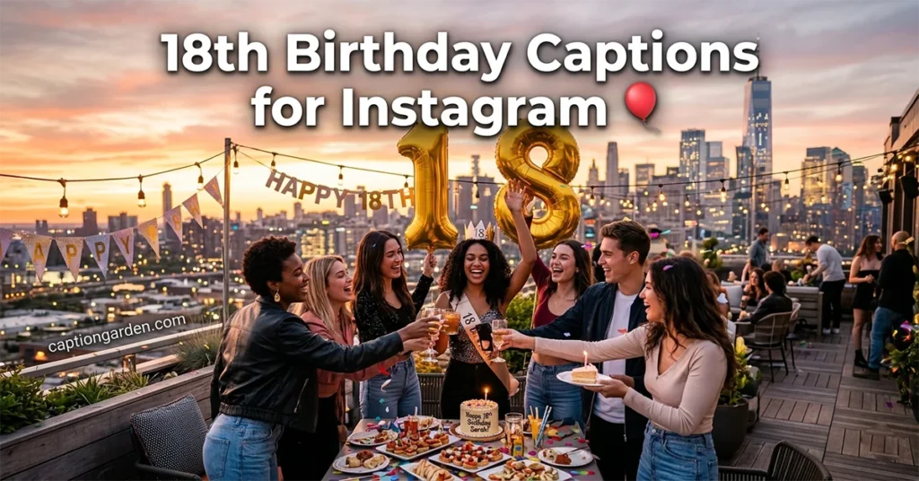 18th Birthday Captions for Instagram