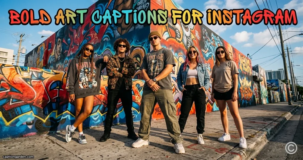 Bold Art Captions for Instagram