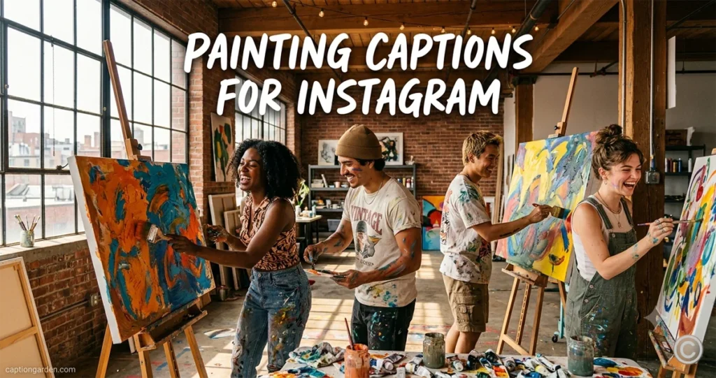 Painting Captions for Instagram