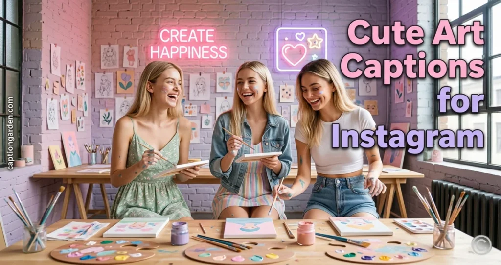 Cute Art Captions for Instagram