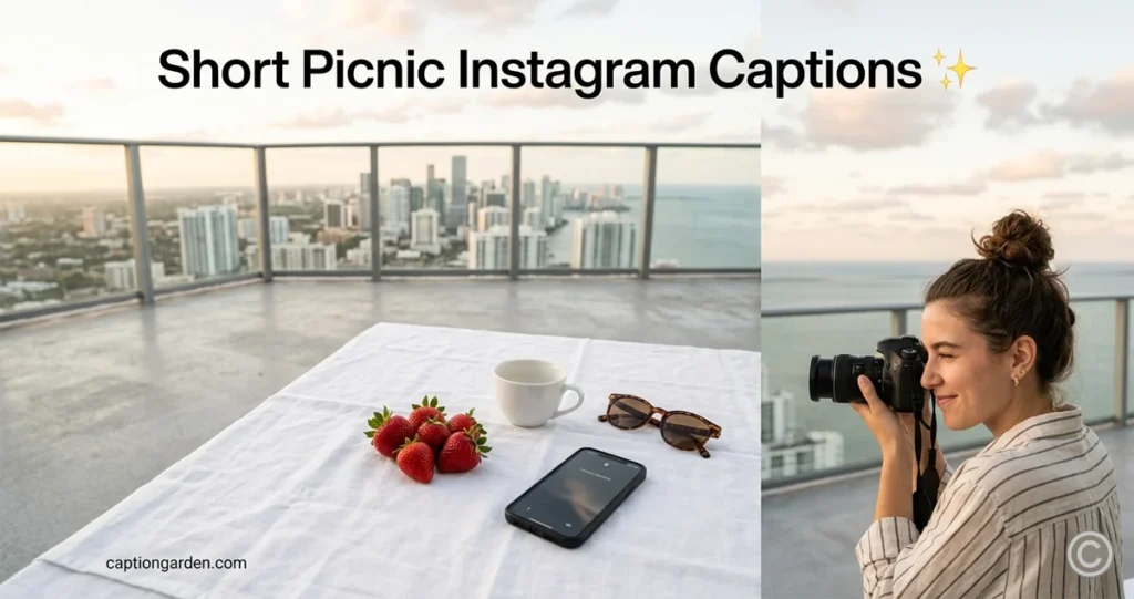Short Picnic Instagram Captions