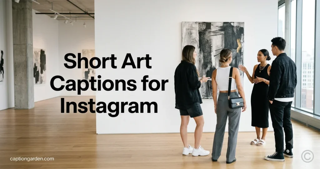 Short Art Captions for Instagram