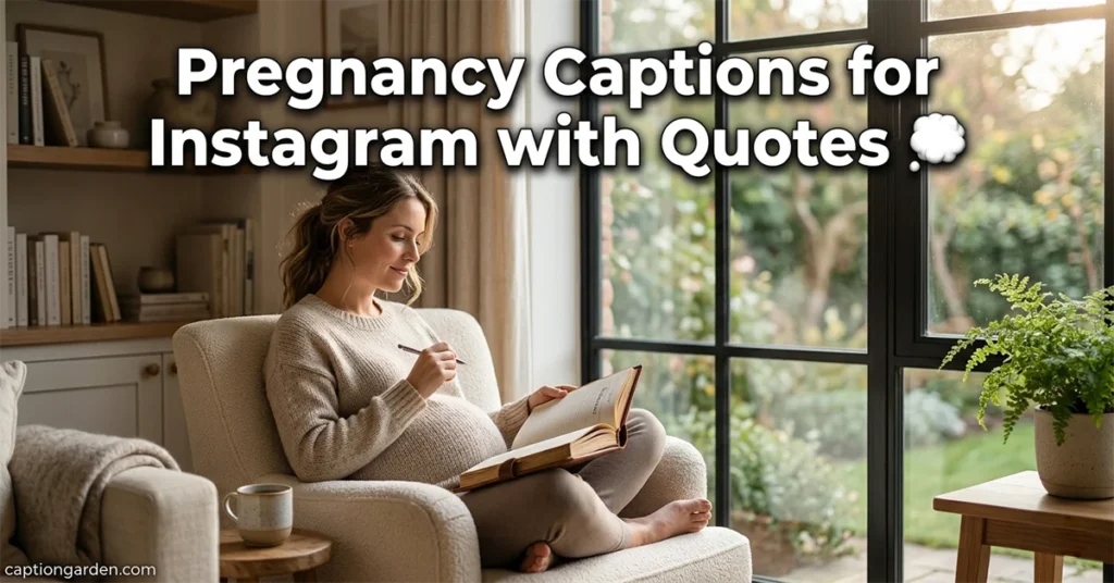 Pregnancy Captions for Instagram with Quotes