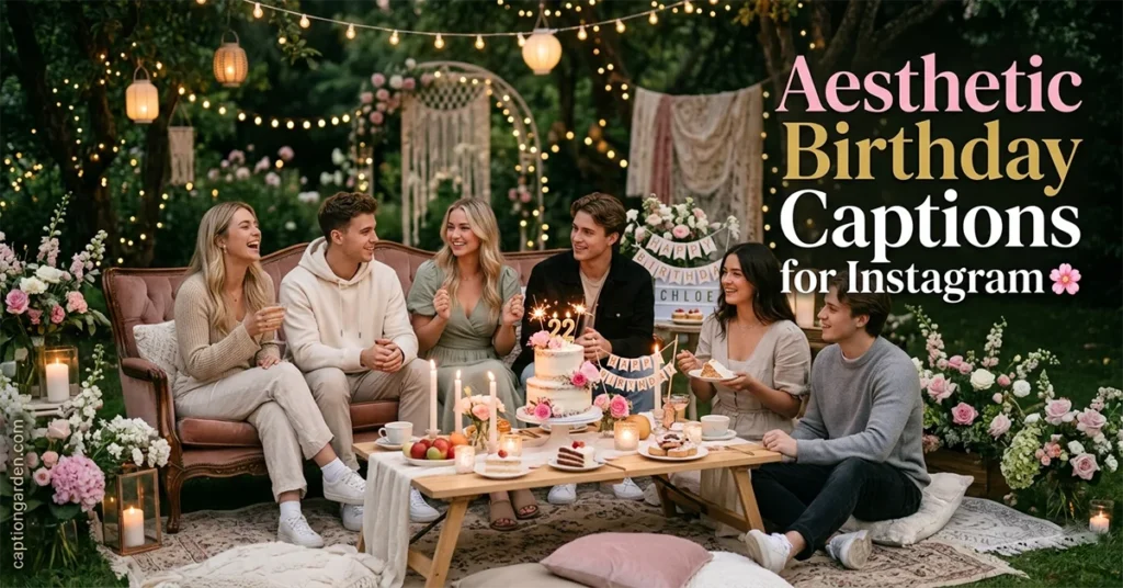 Aesthetic Birthday Captions for Instagram