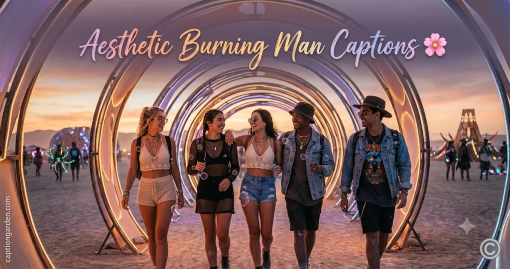Aesthetic Burning Man Captions 