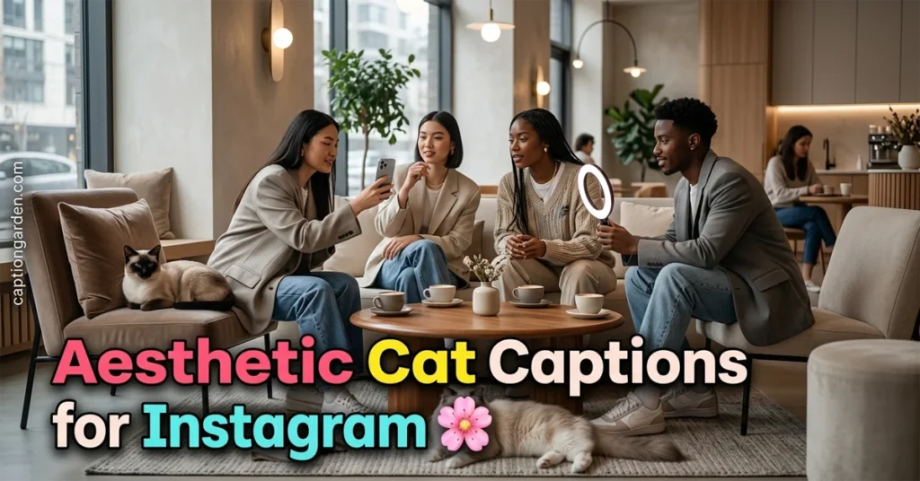 Aesthetic Cat Captions for Instagram