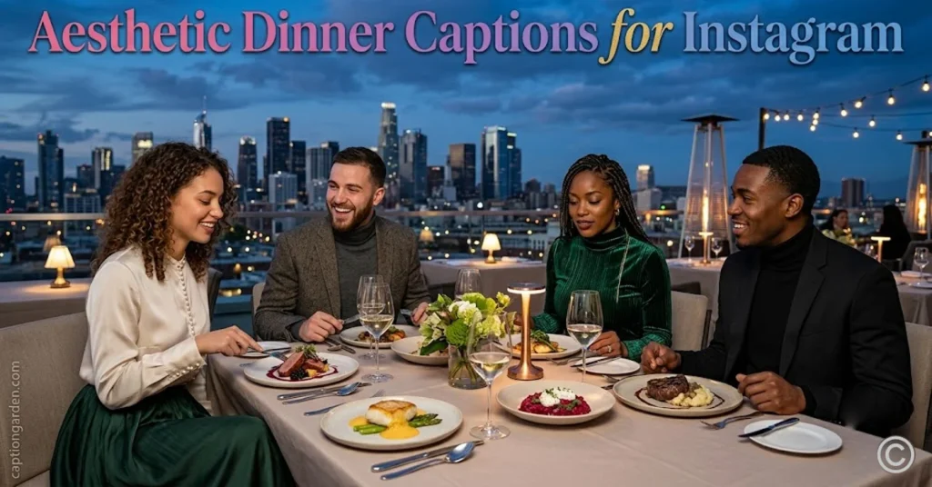 Aesthetic Dinner Captions for Instagram 