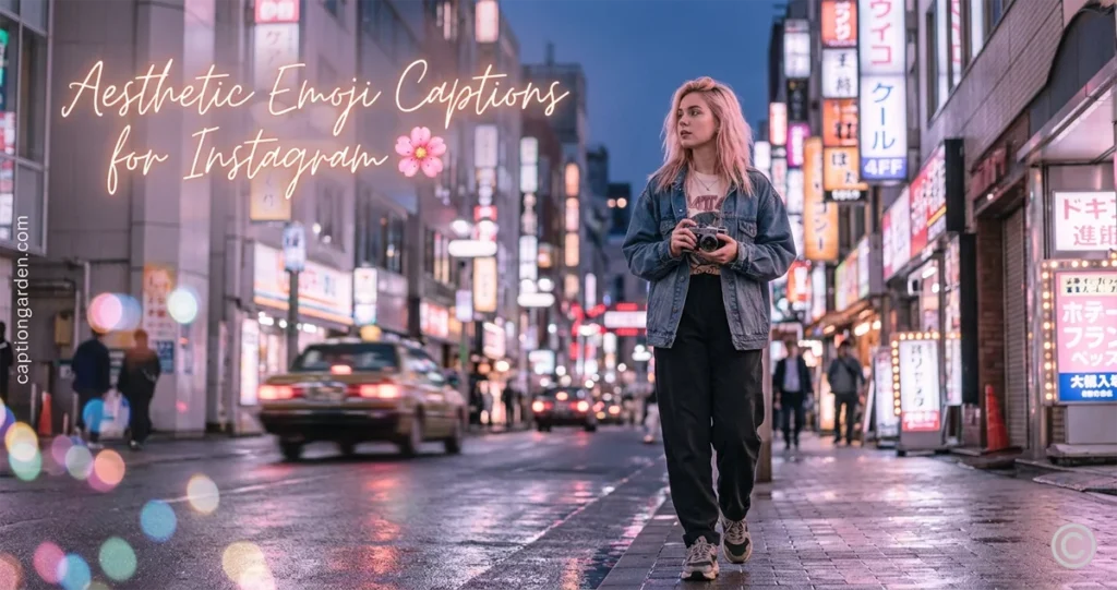 Aesthetic Emoji Captions for Instagram