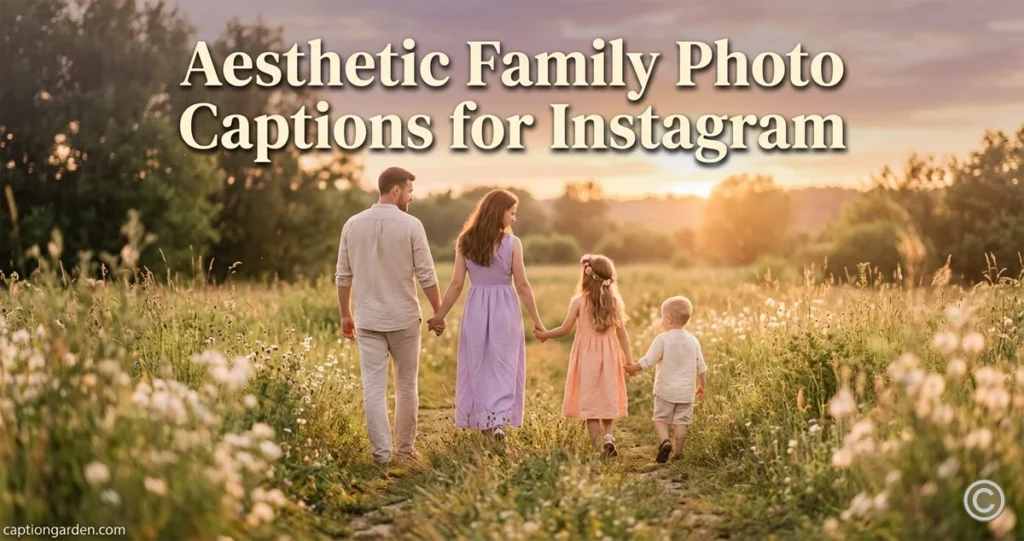 Aesthetic Family Photo Captions for Instagram