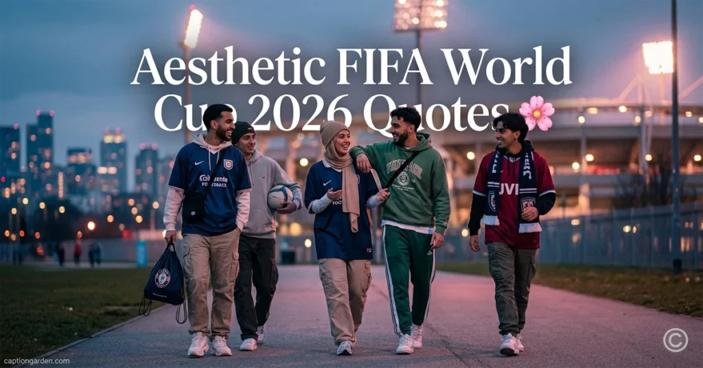 Aesthetic FIFA World Cup 2026 Quotes