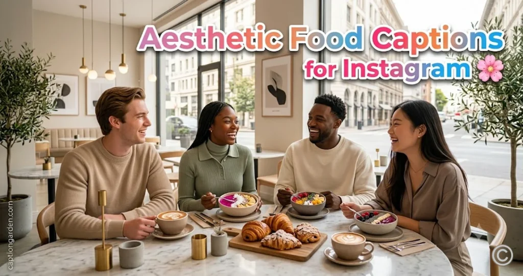 Aesthetic Food Captions for Instagram
