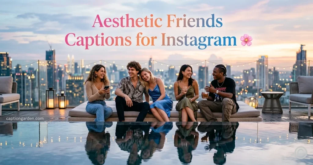 Aesthetic Friends Captions for Instagram