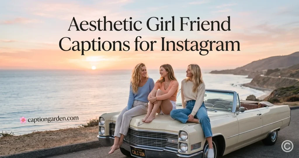 Aesthetic Girl Friend Captions for Instagram