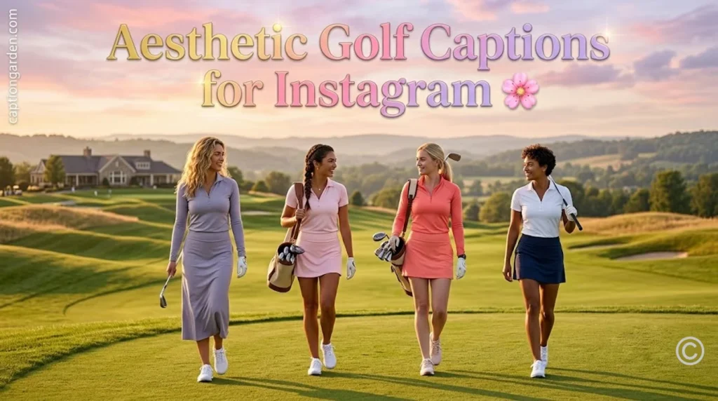 Aesthetic Golf Captions for Instagram