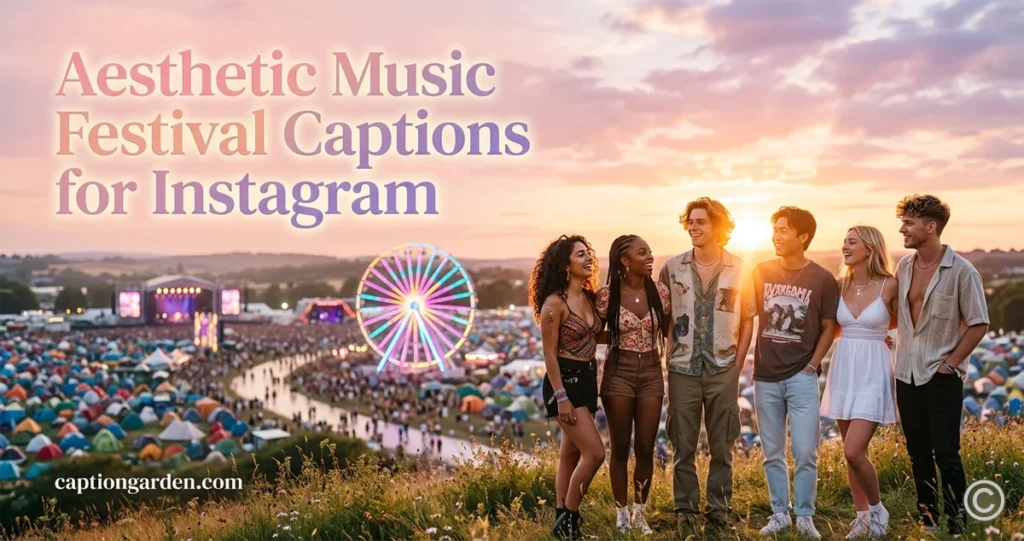 Aesthetic Music Festival Captions for Instagram
