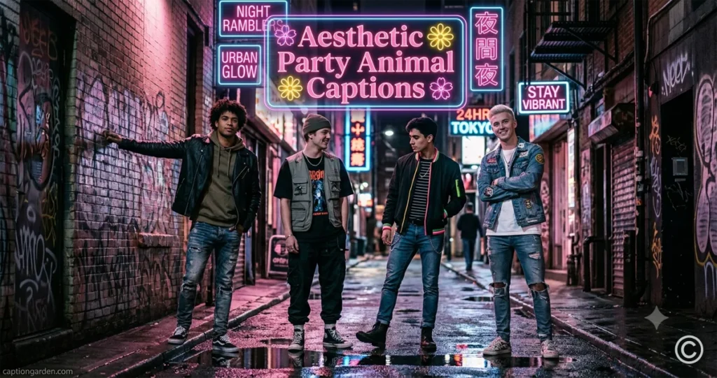 Aesthetic Party Animal Captions 