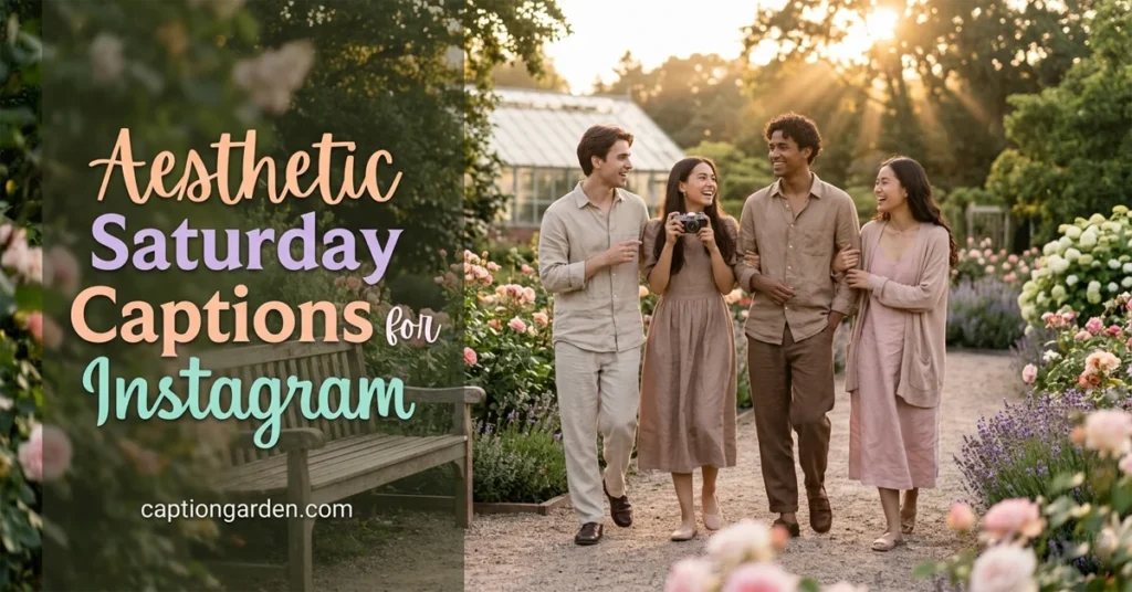 Aesthetic Saturday Captions for Instagram
