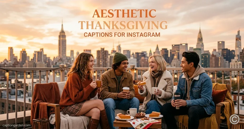 Aesthetic Thanksgiving Captions for Instagram