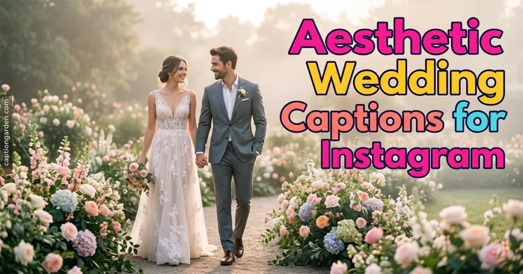 Aesthetic Wedding Captions for Instagram