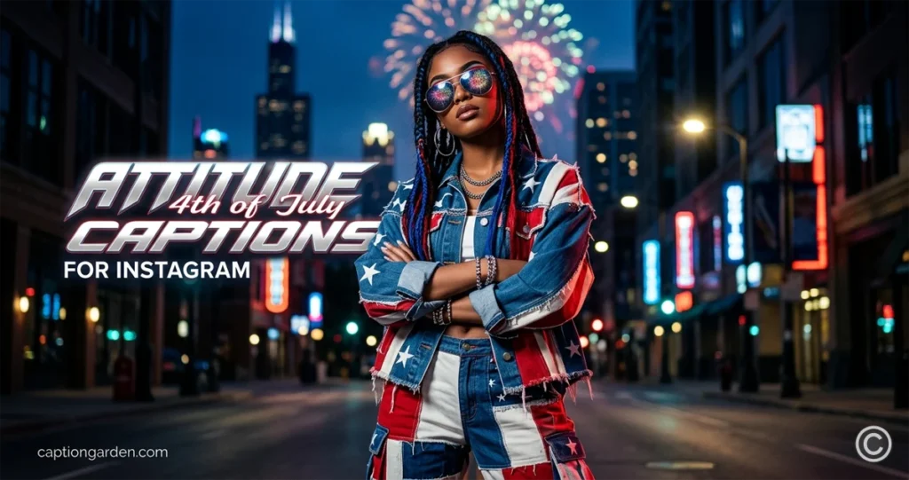 Attitude 4th of July Captions for Instagram