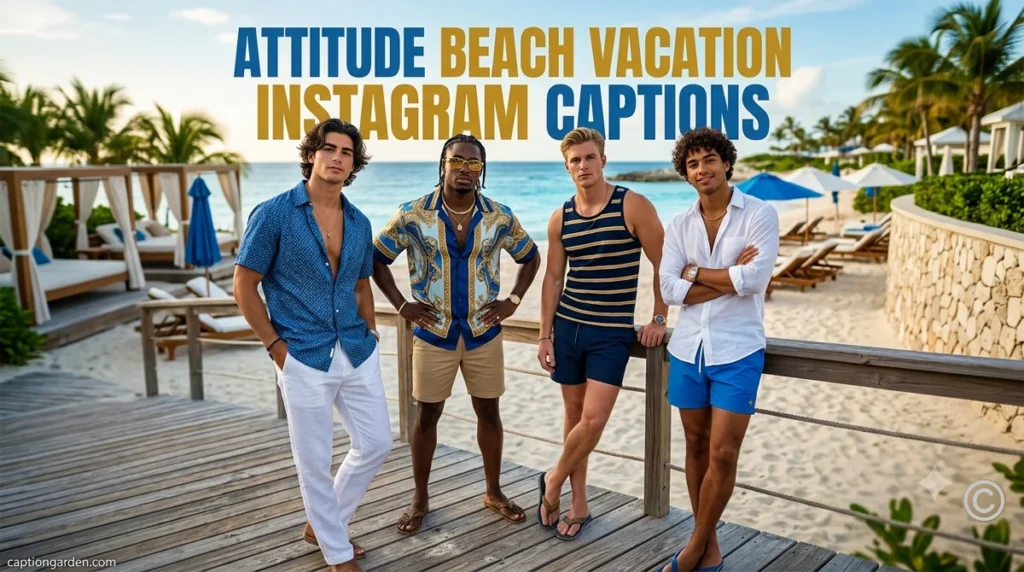 Attitude Beach Vacation Instagram Captions