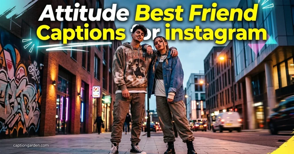 Attitude Best Friend Captions