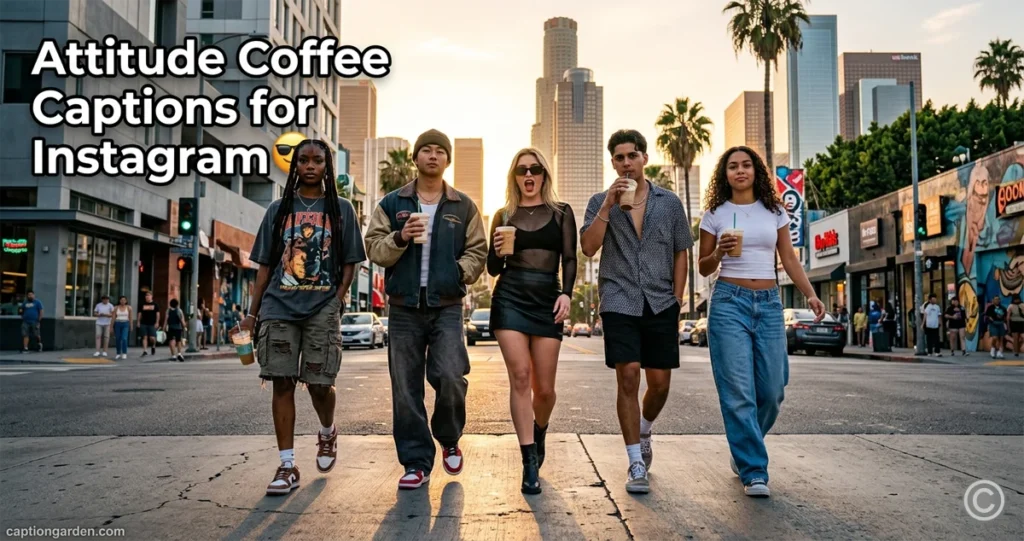 Attitude Coffee Captions for Instagram