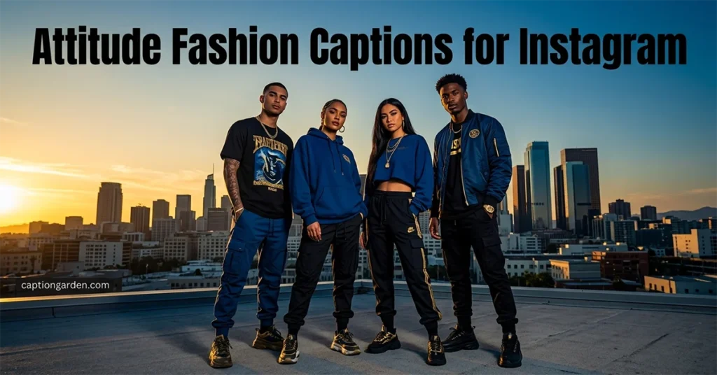 Attitude Fashion Captions for Instagram