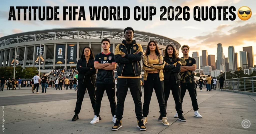 Attitude FIFA World Cup 2026 Quotes